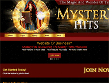 Tablet Screenshot of mysteryhits.com